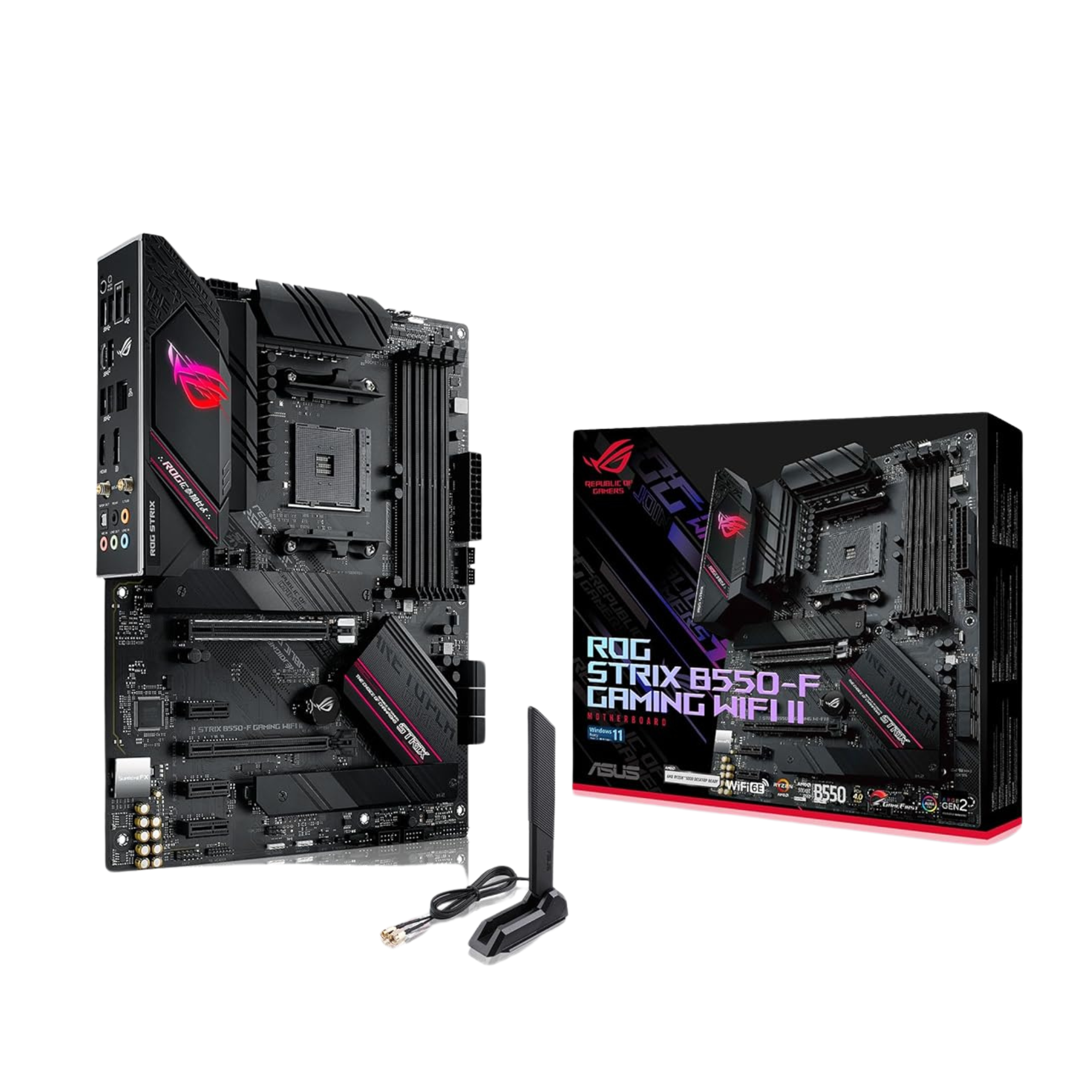 ASUS ROG STRIX AMD B550 Gaming WIFI II Motherboard ( Black )