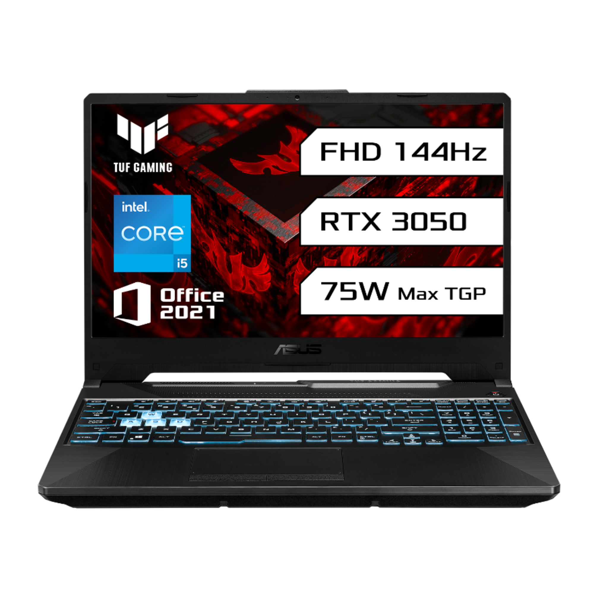 ASUS TUF 15.6 FHD Gaming Laptop, Intel Core i5, 16GB RAM