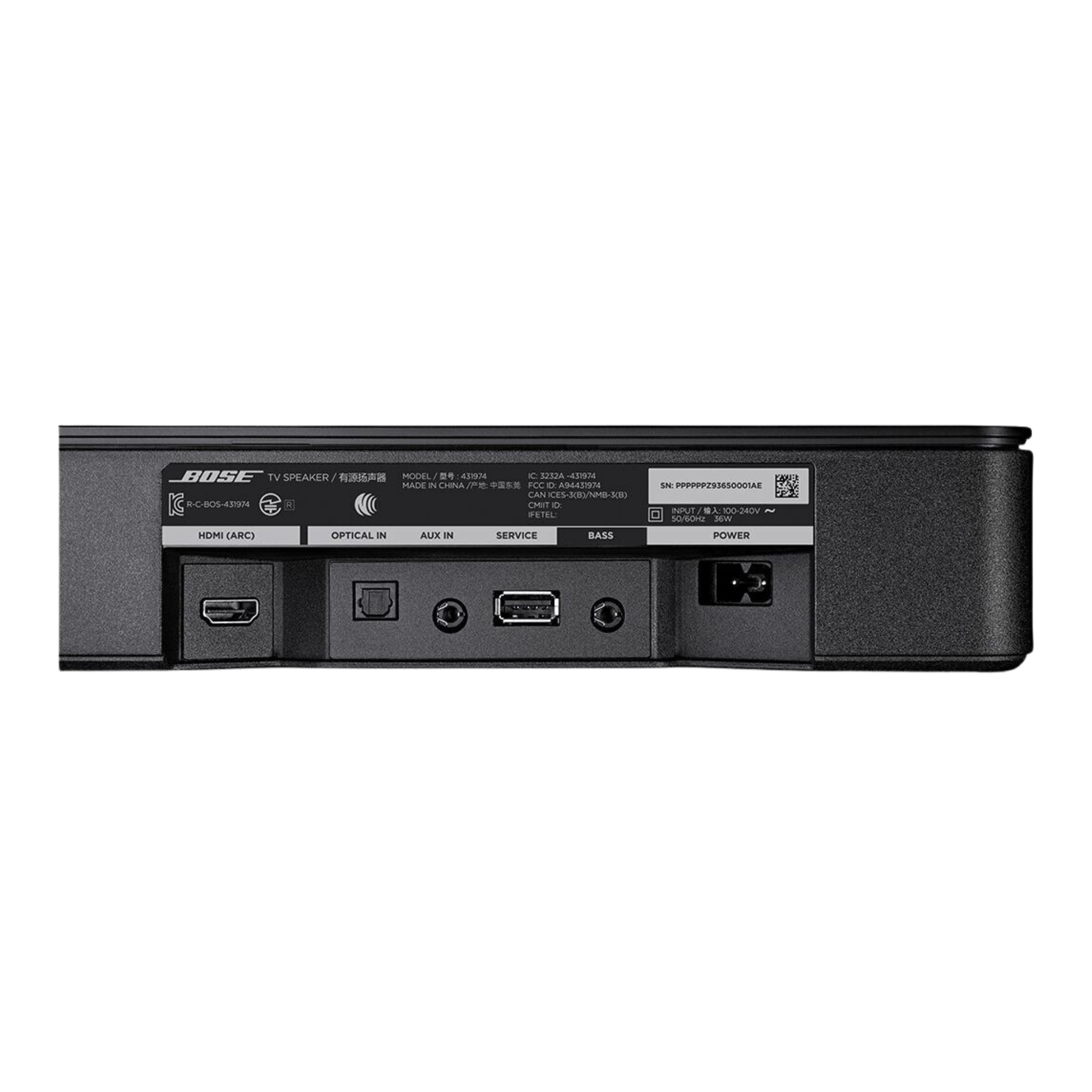 Bose TV Speaker ブラック 100V Shop Bose TV Speaker black for the best price in Poorvika!