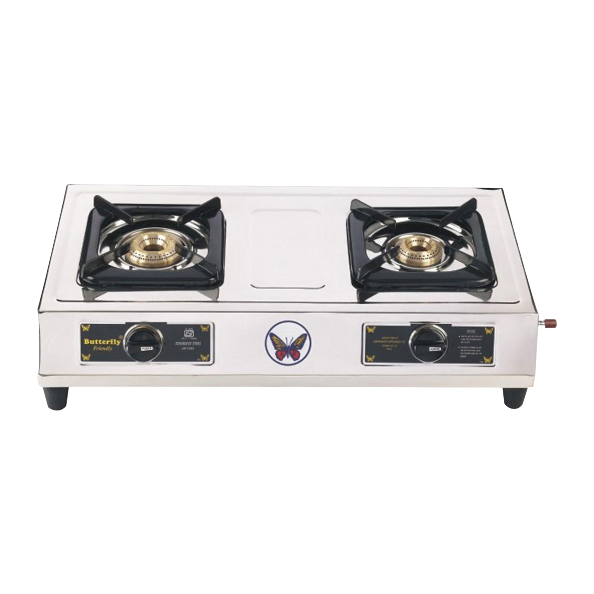 Butterfly Friendly Burner Gas Stove Stainless Steel