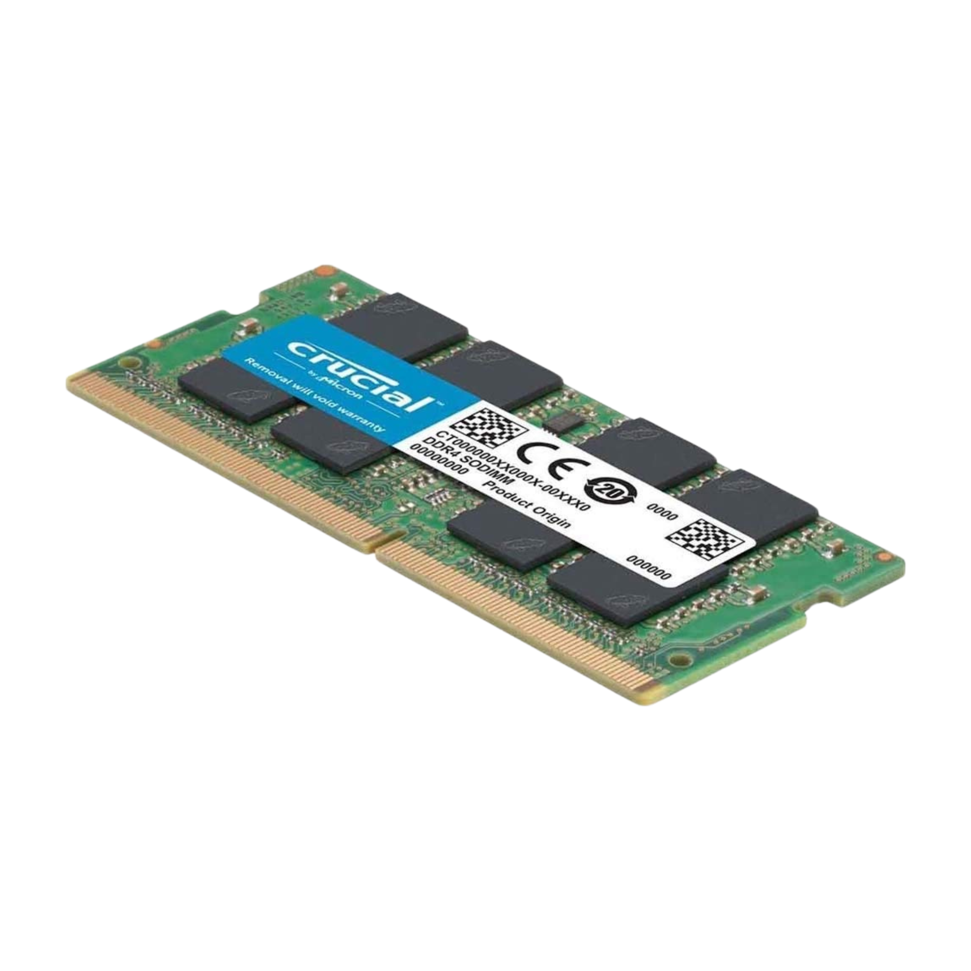 Crucial DDR4 2666Mhz SODIMM Single Laptop RAM (8GB, Black)