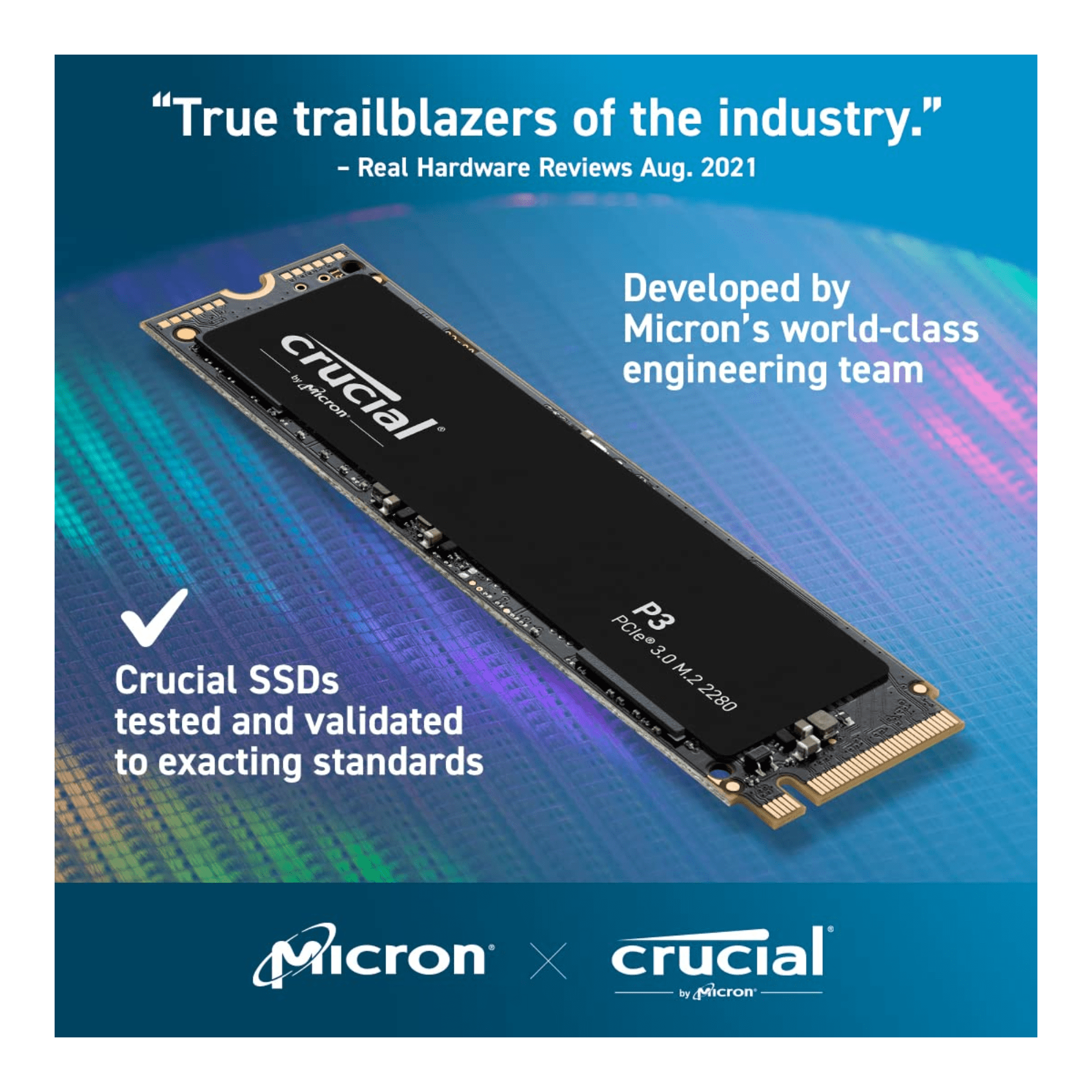 Grab Crucial P3 500GB NVMe in black for the best deals now!