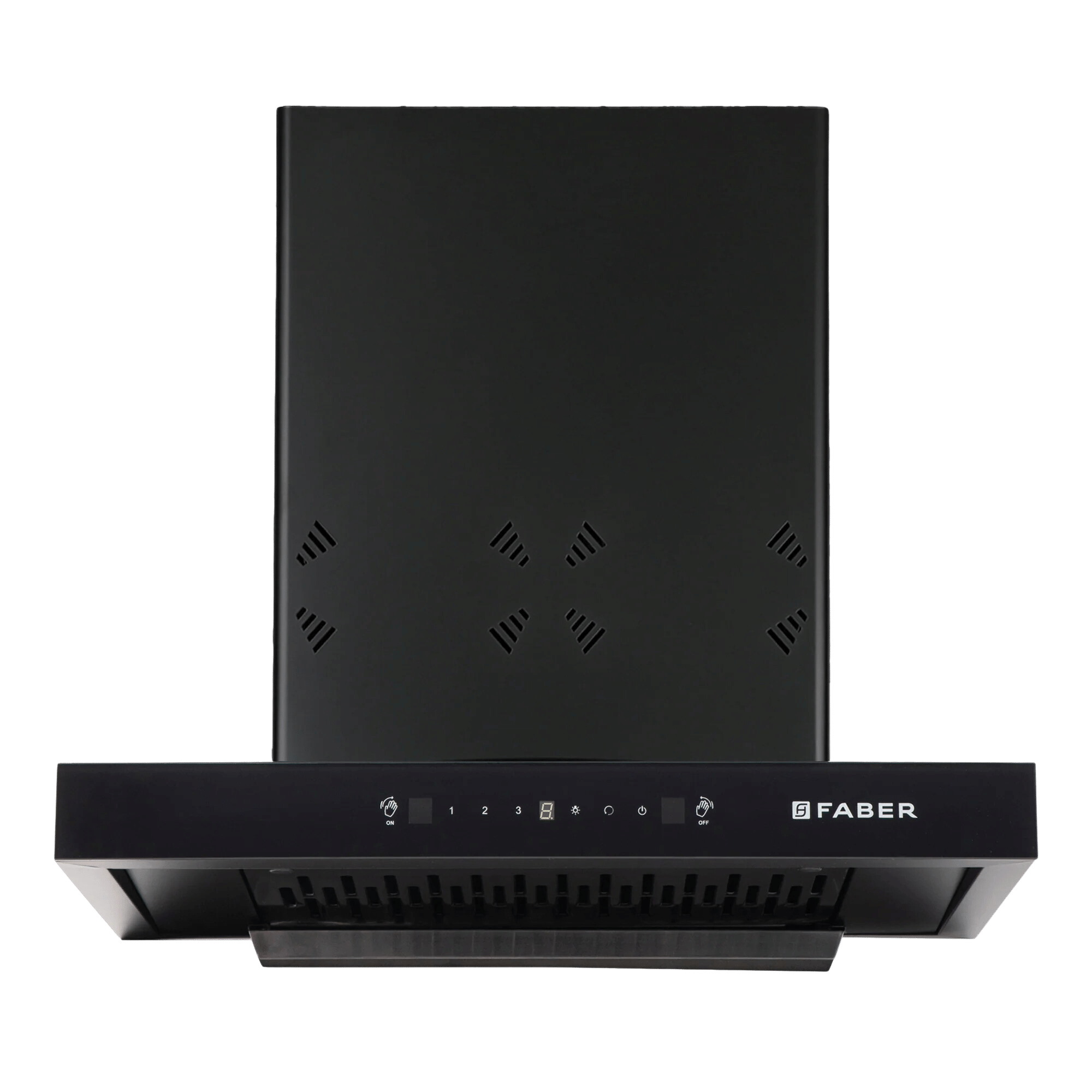 FABER Hood Cygnus IN 3D HC SC FL BK 60 Mounted Chimney BlackPoorvika