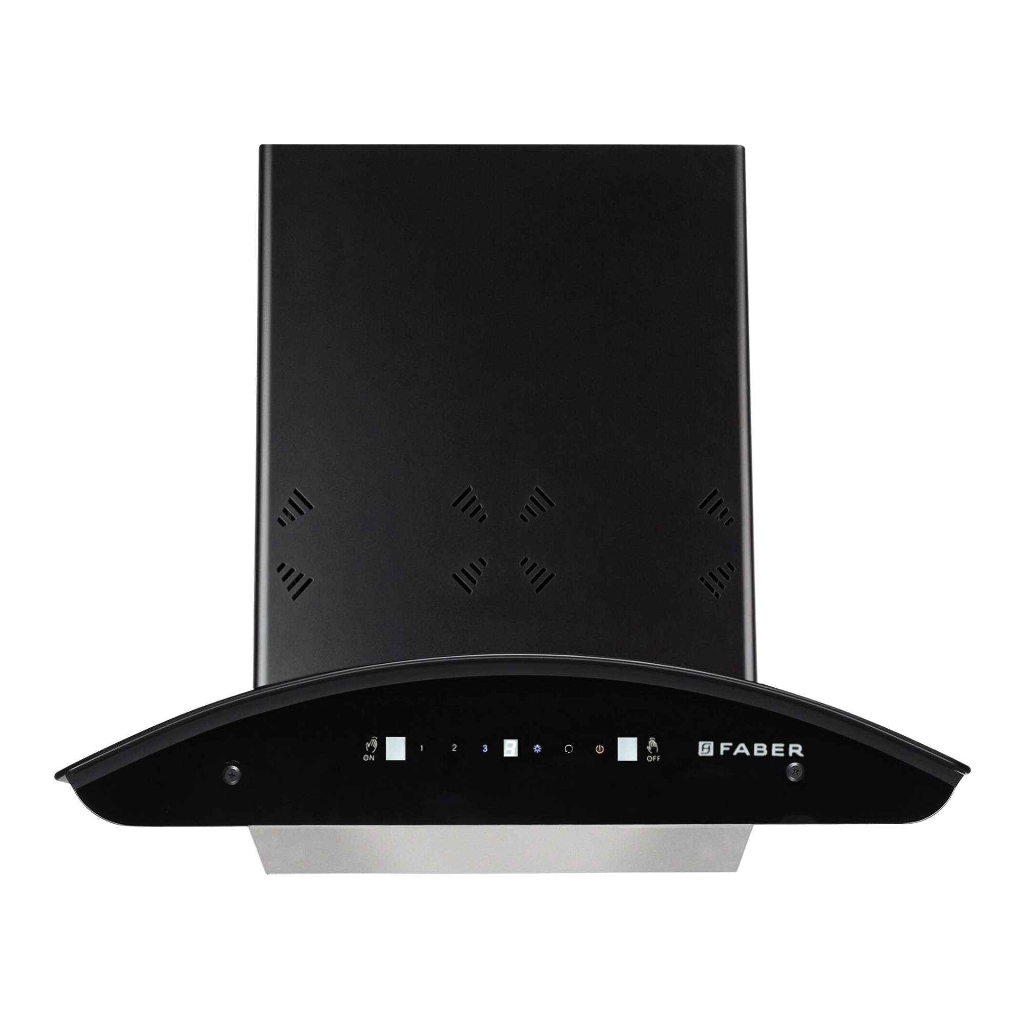 FABER Hood Ellora 3D IN HC SC BF BK 60 Mounted Chimney Black