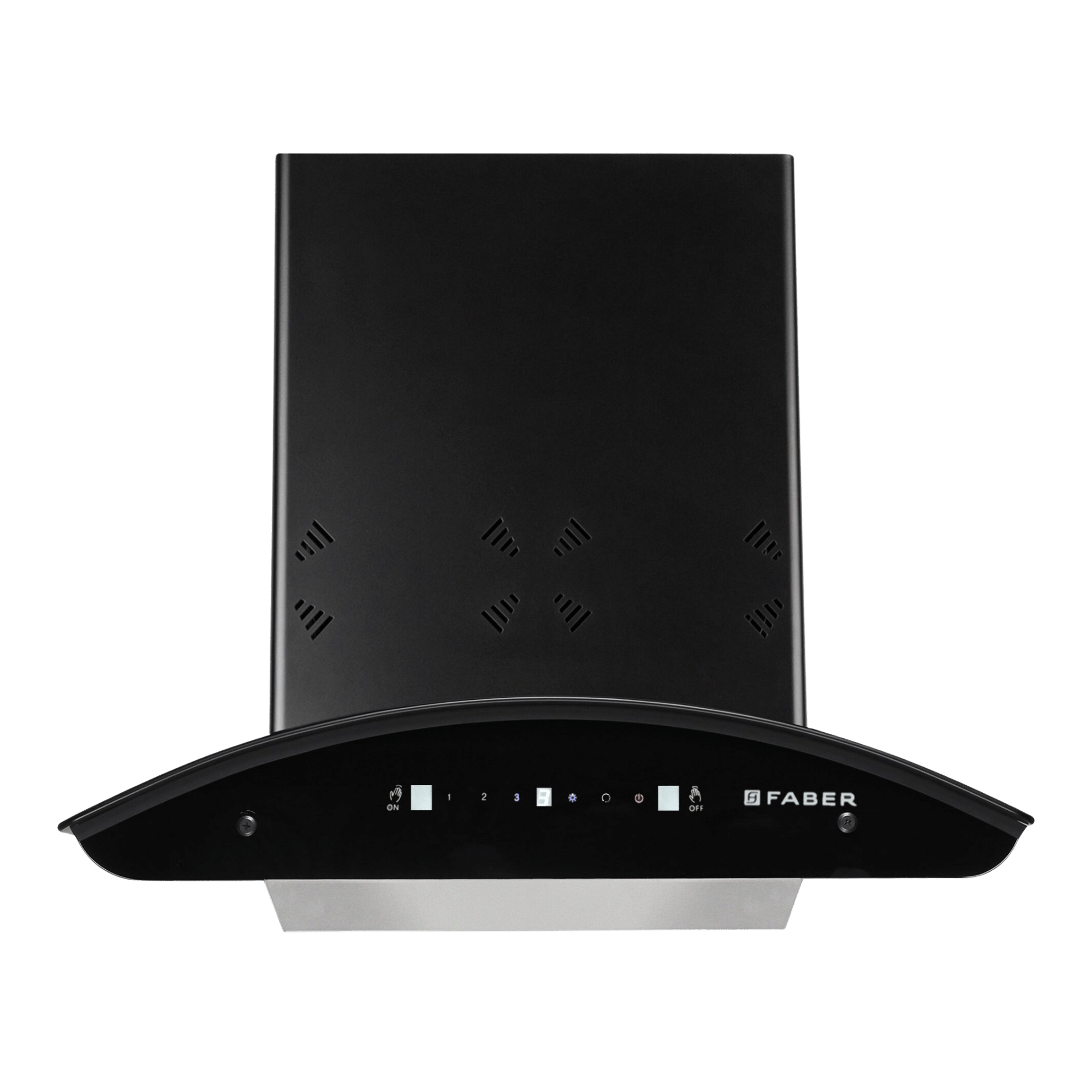 FABER Hood Ellora 3D IN HC BK 60 Wall Mounted Chimney Black