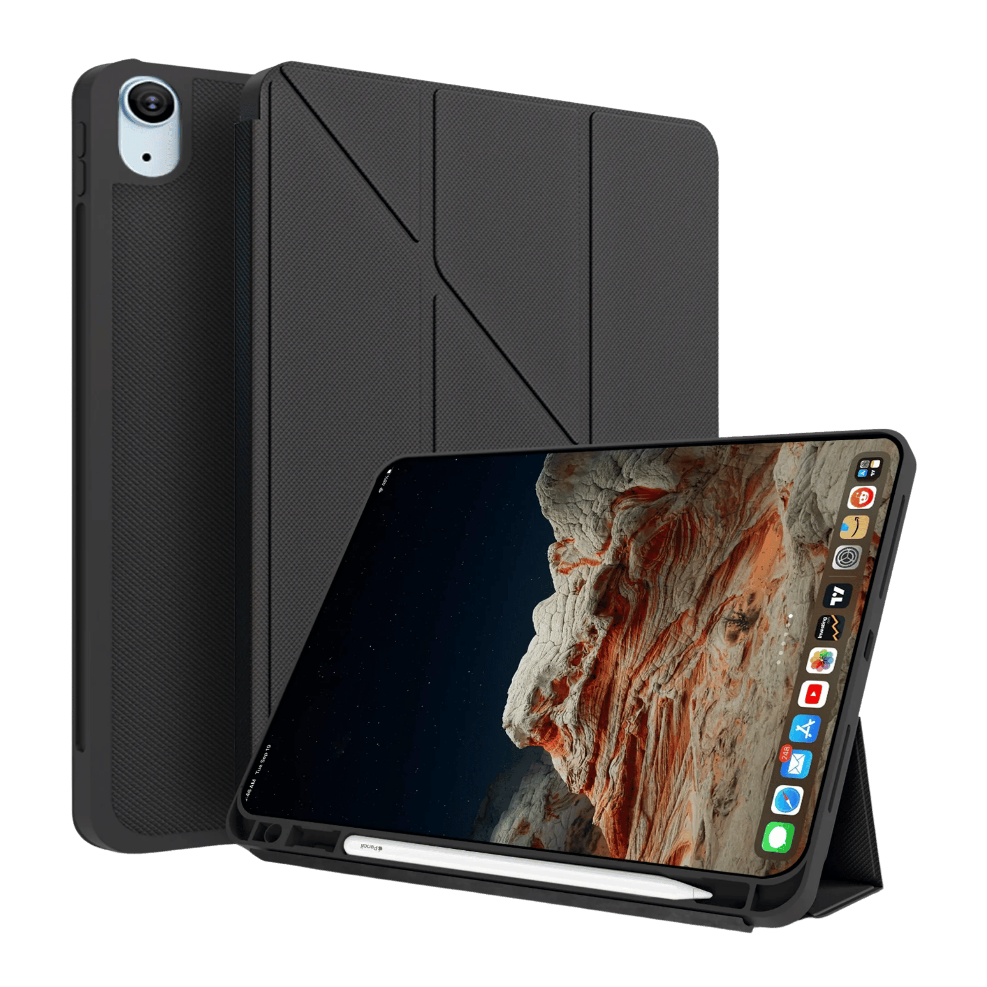 Gripp Flip Cover for iPad 10.9' 10th Gen (Black) – Buy Now!