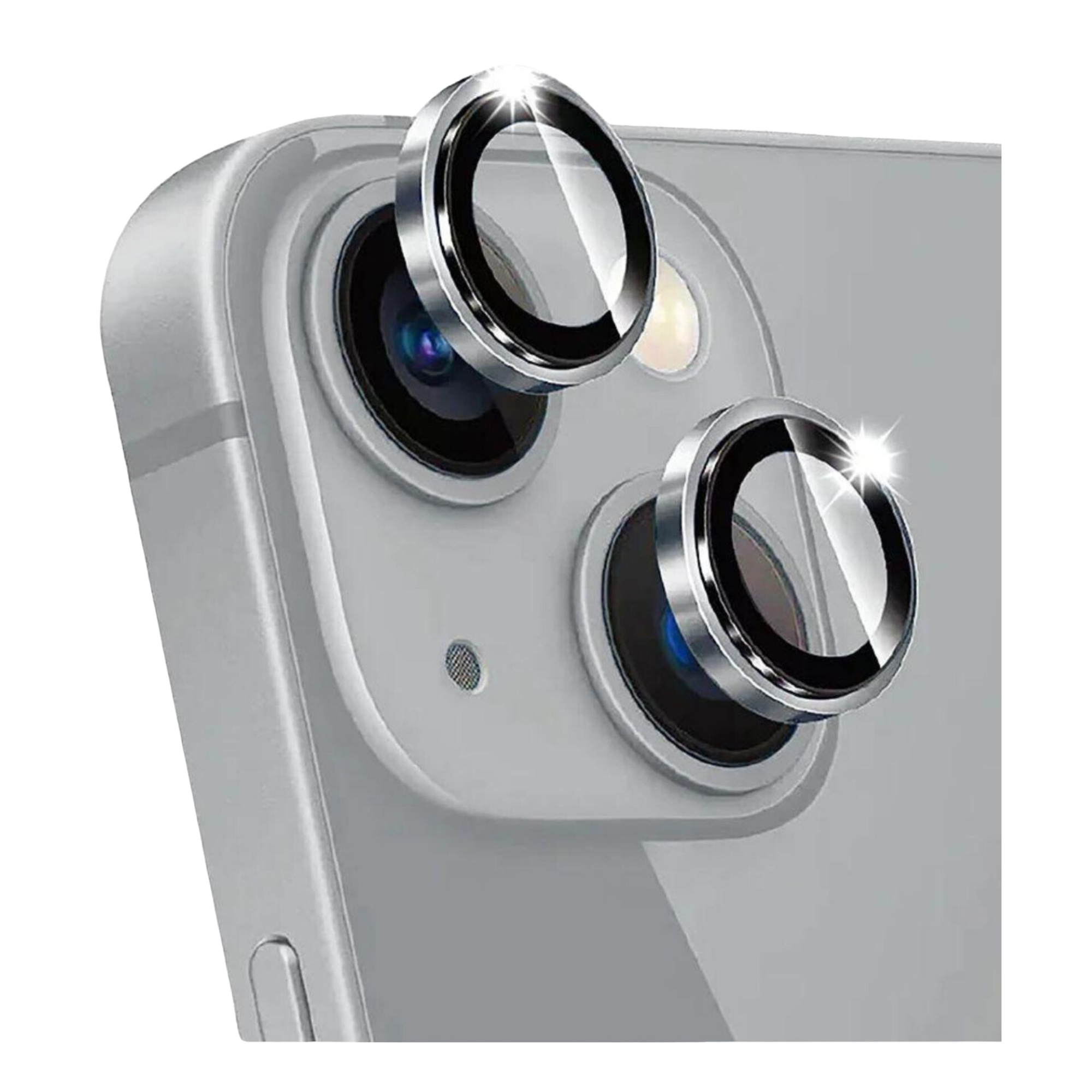 Gripp focal 2 in 1 camera lens protector for iPhone 14 /14plus (Sliver)
