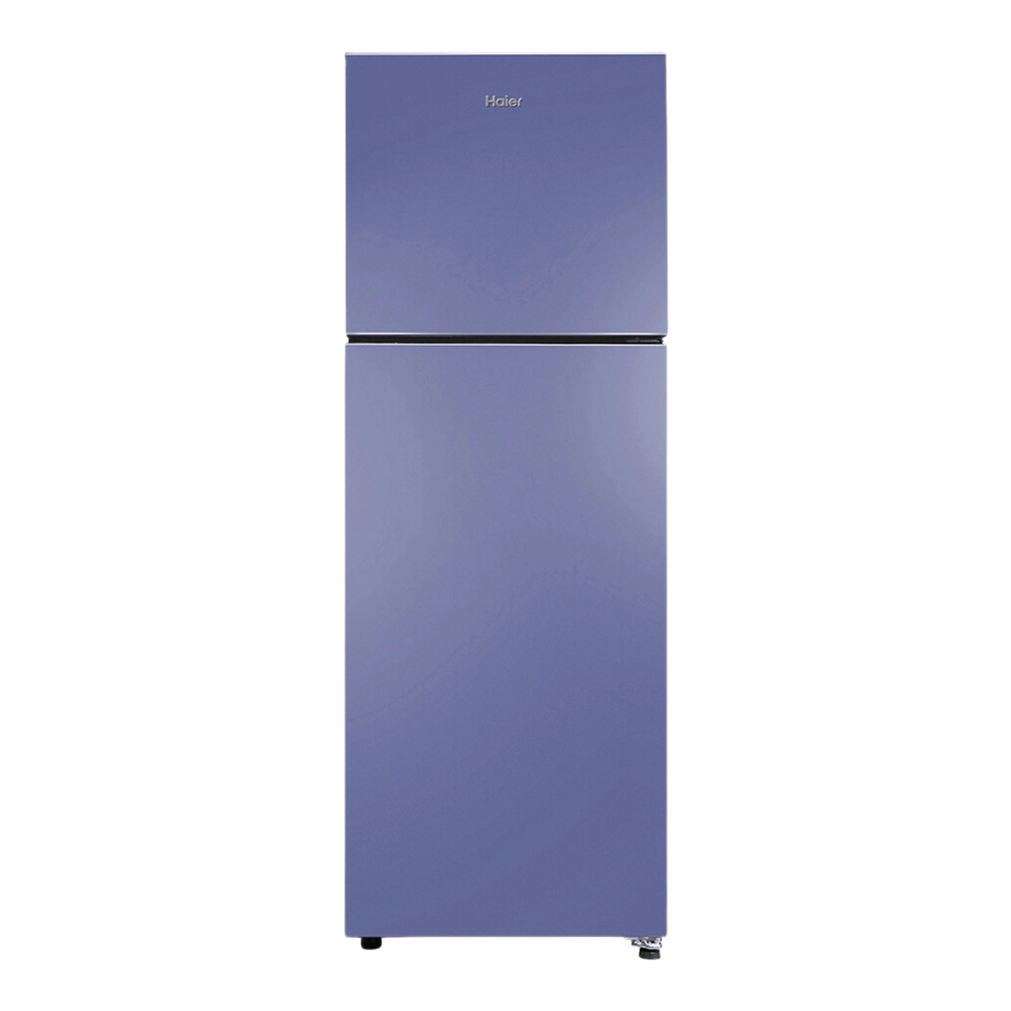 haier 240 l frost free double door refrigerator hrf 2902erb p radish blue front side vieww