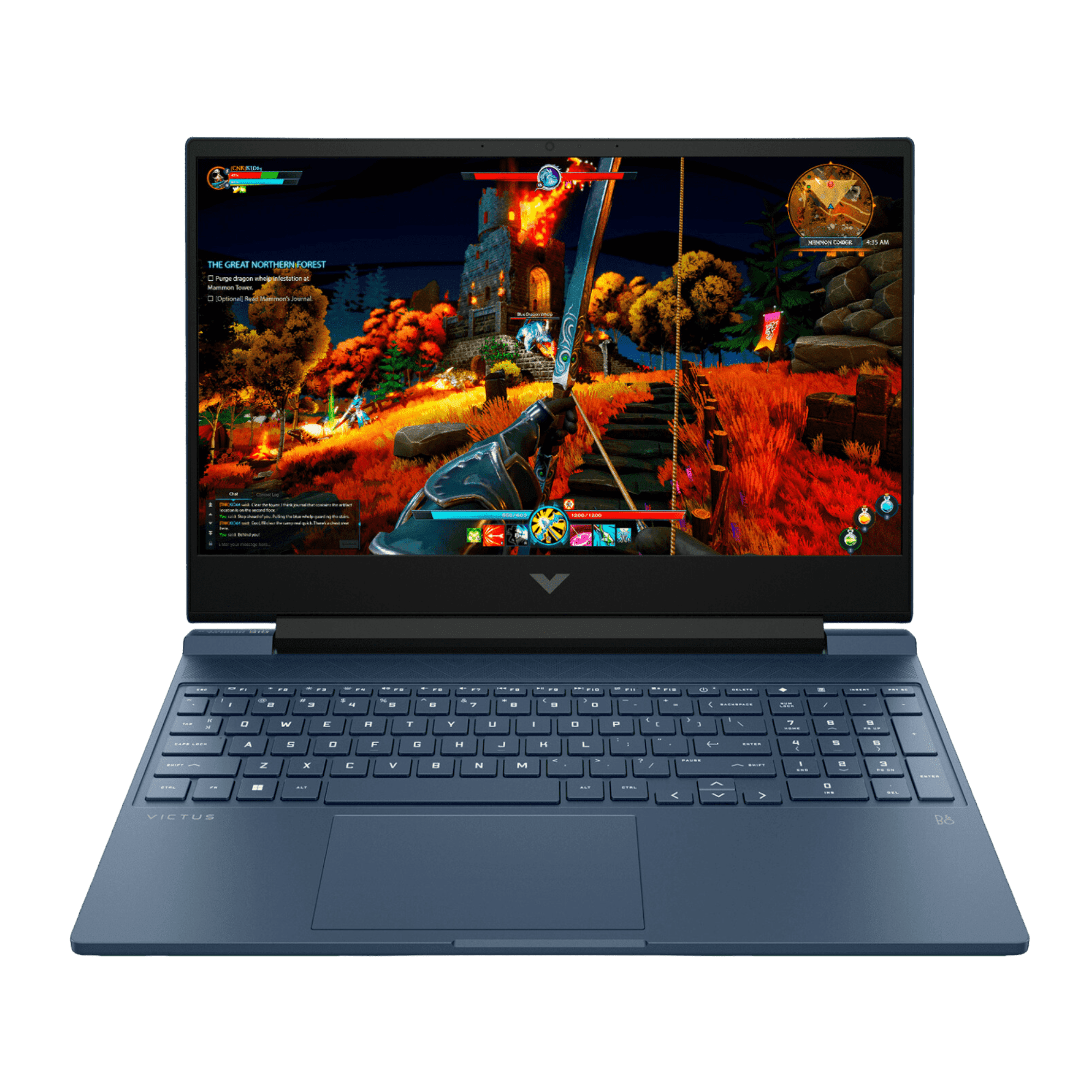 laptop games hp victus ryzen 5 7535hs