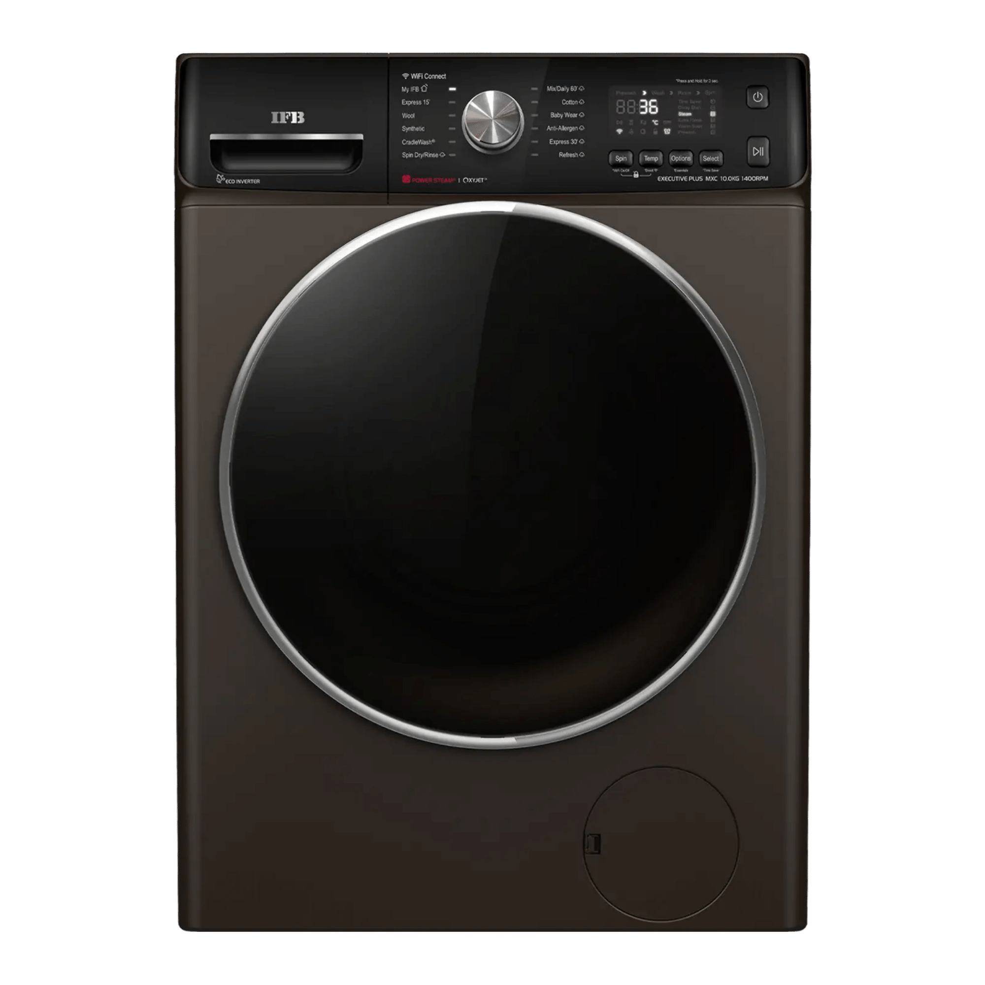 IFB 10.0Kg Fully Automatic Front Load Washing Machine, Mocha