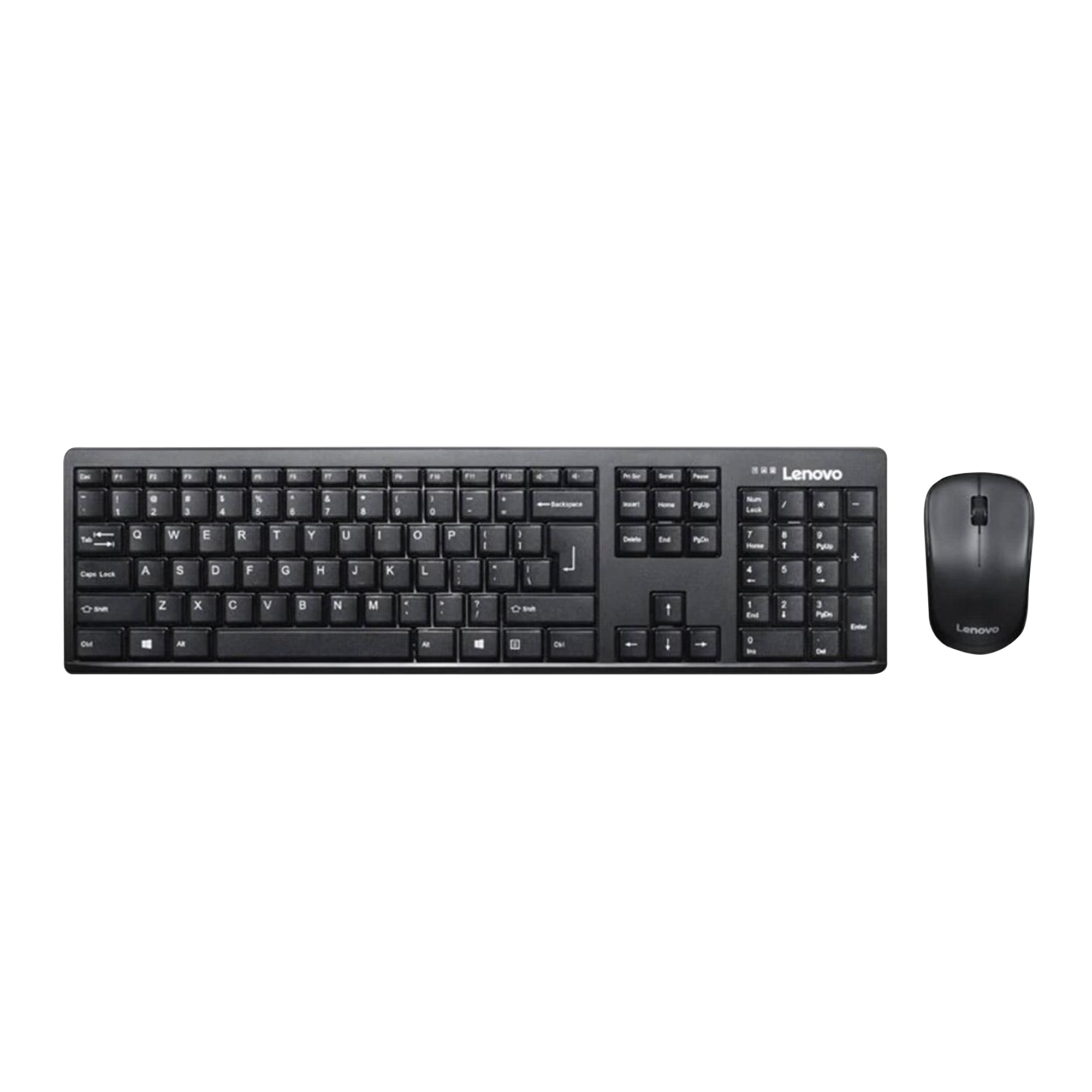 Lenovo 100 Wireless Keyboard & Mouse Combo ( Black )