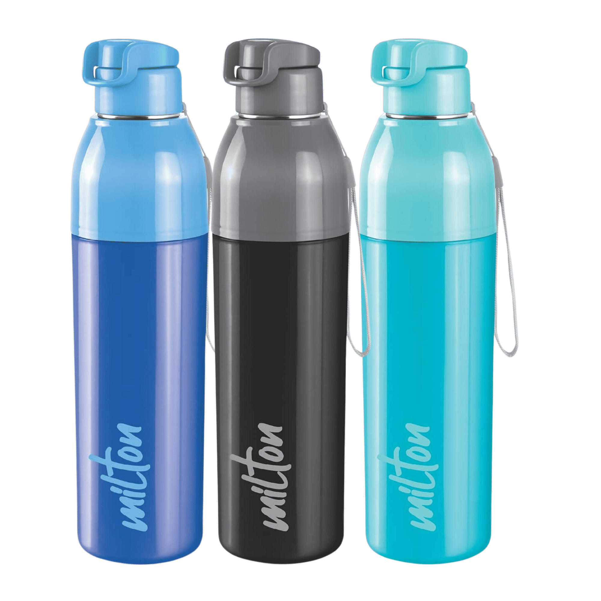 Get Milton Steel Water Bottle 900ml MultiColor at Poorvika