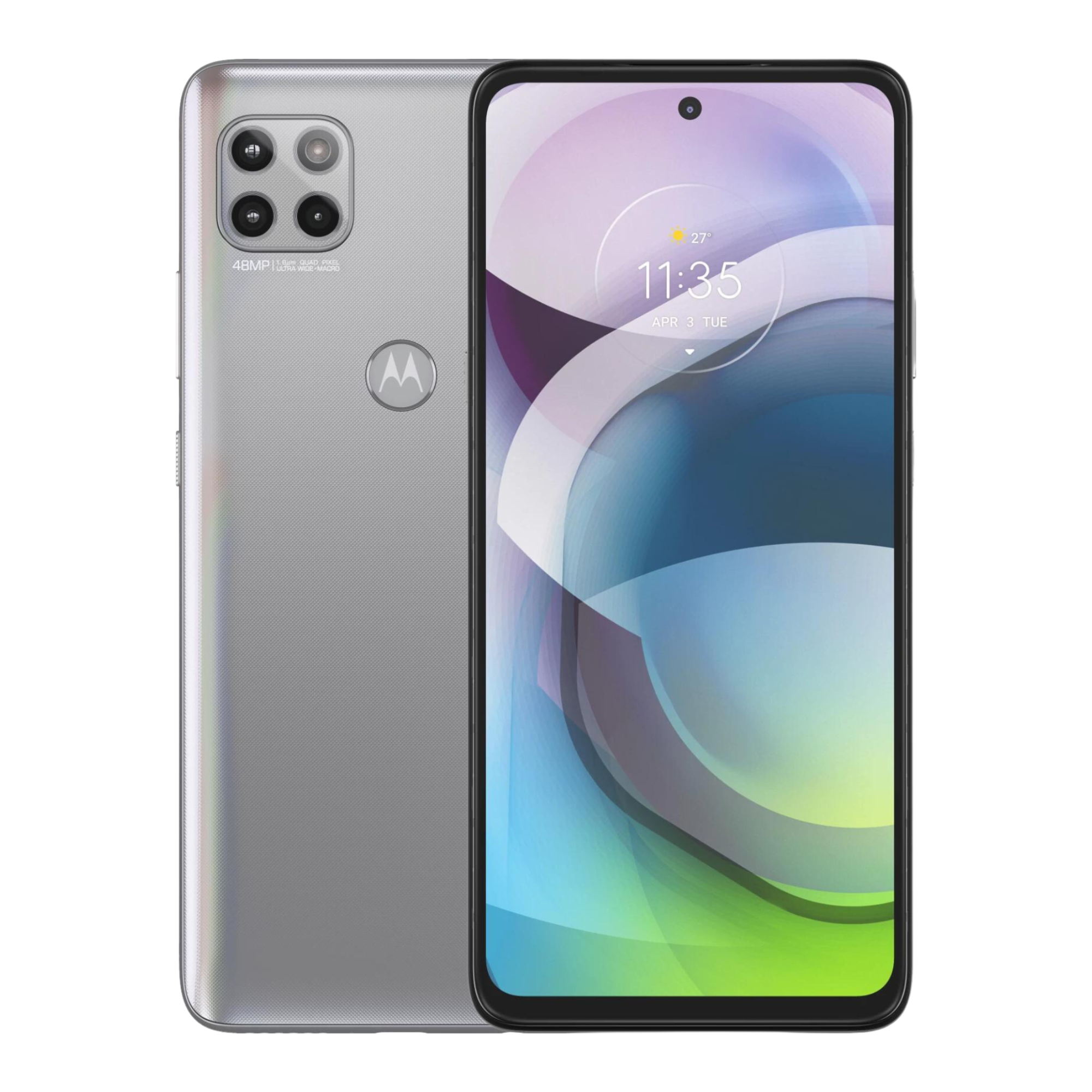 Shop Moto G 5G (Frosted Silver, 6GB-128GB) online price in India