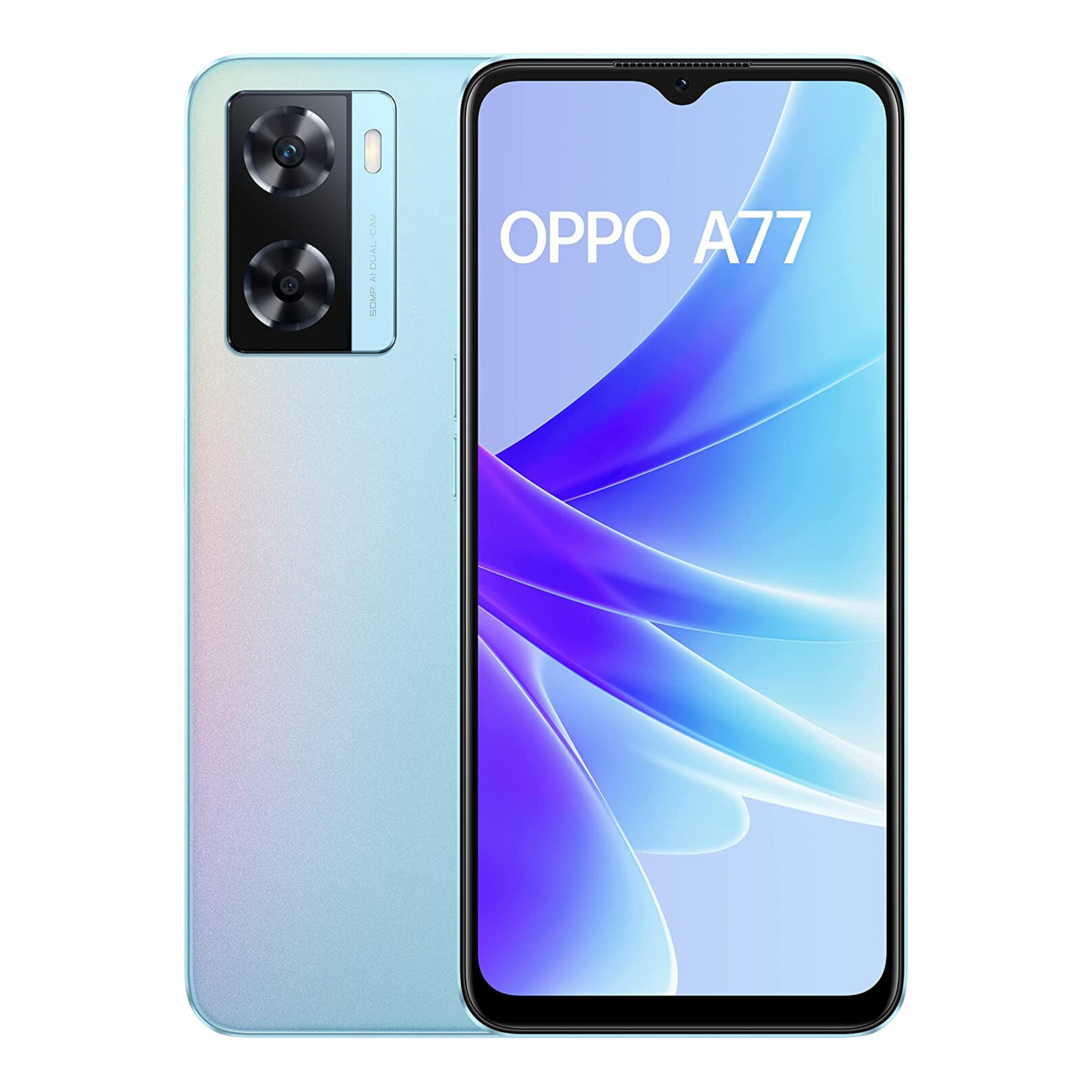 Grab Oppo A77 smartphone, 64gb (Blue) online at best price