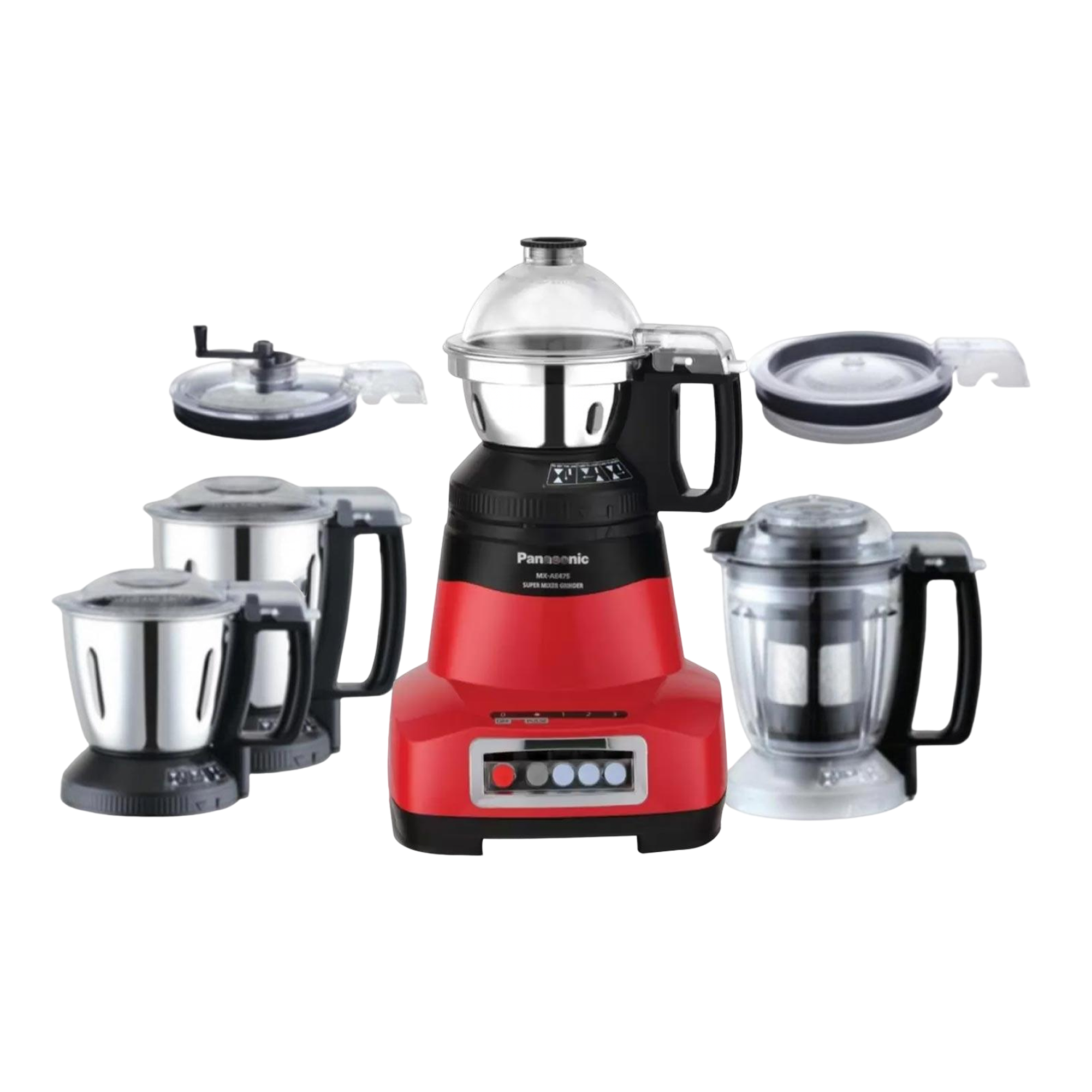Buy Panasonic MX AE 475 750W Jars Red Juicer Mixer Grinder