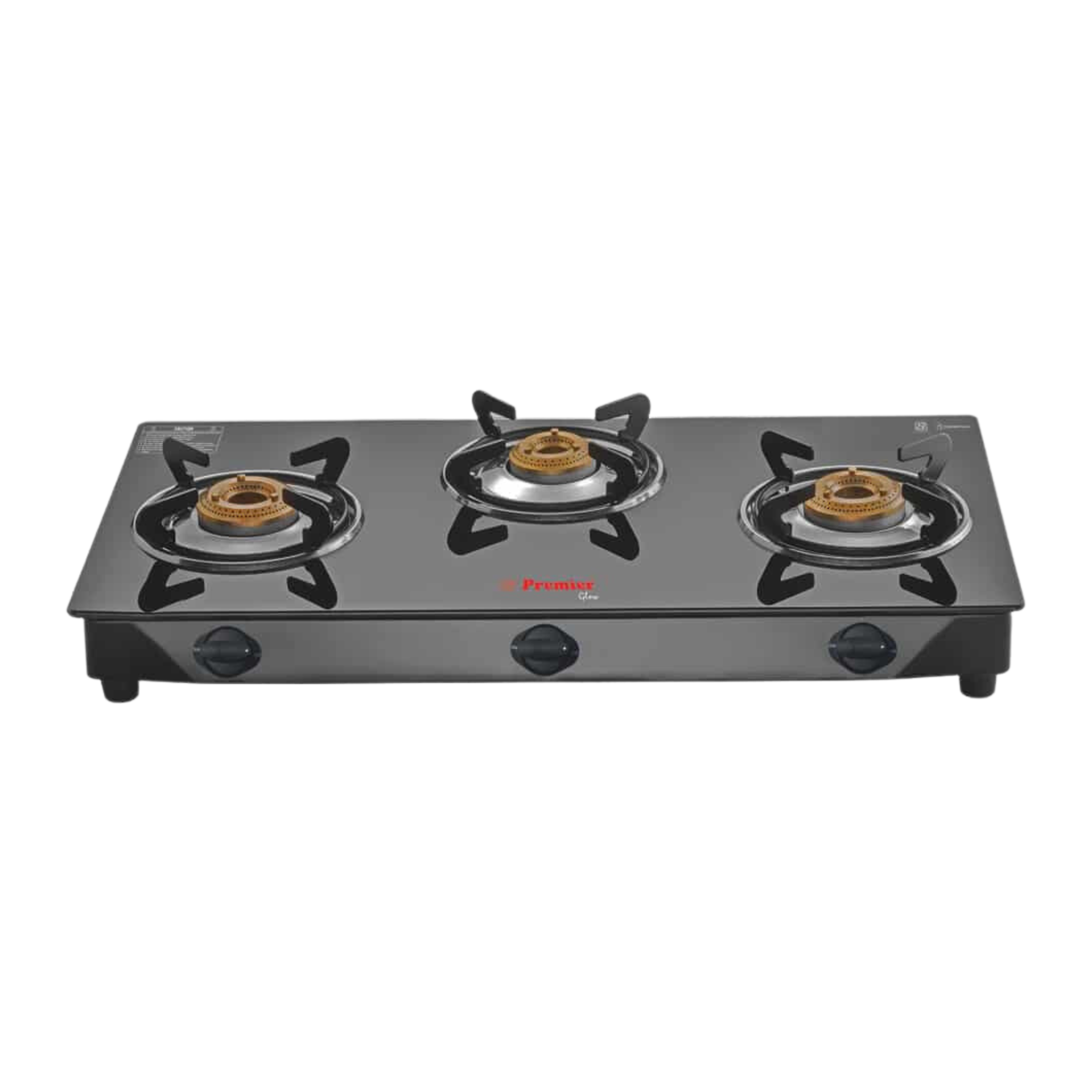 Buy Premier Glow 3 Burner Gas Stove Black from Poorvika