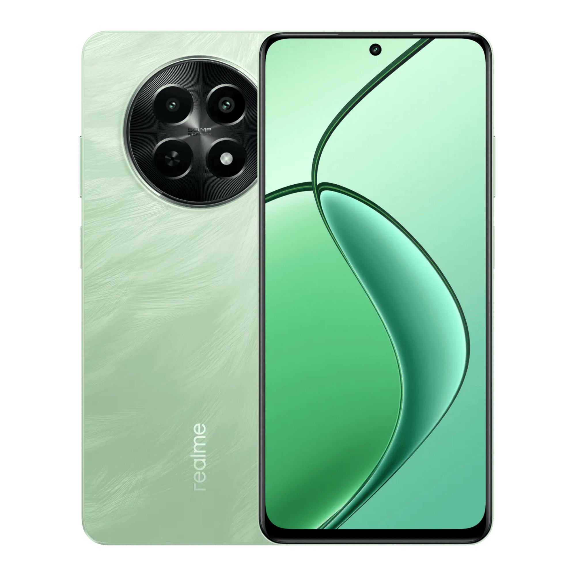 Buy Realme C65 (6GB RAM, 128GB, Feather Green) at Poorvika