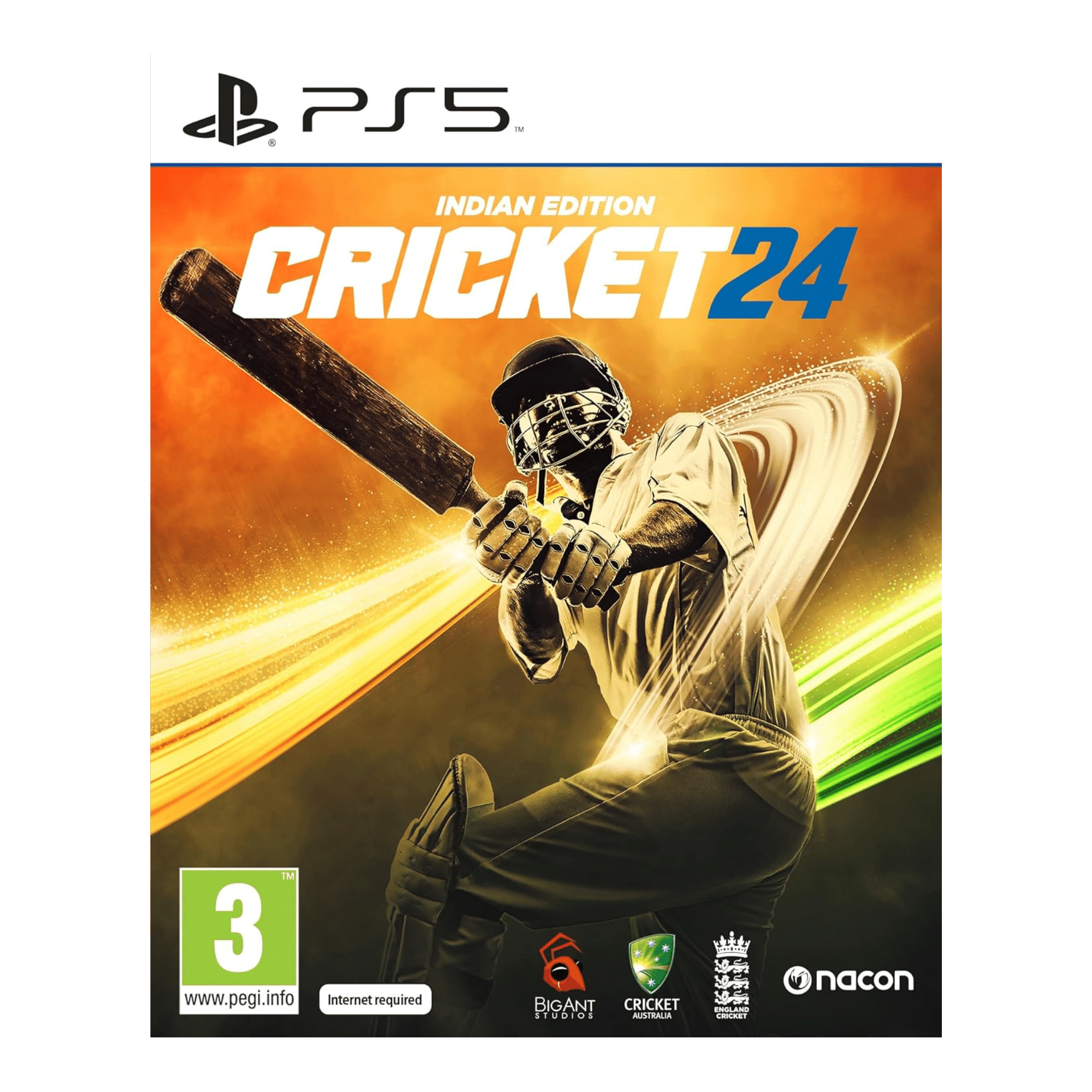 Shop Sony PS 5 Standard Standalone Cricket 24 Bundle (White)