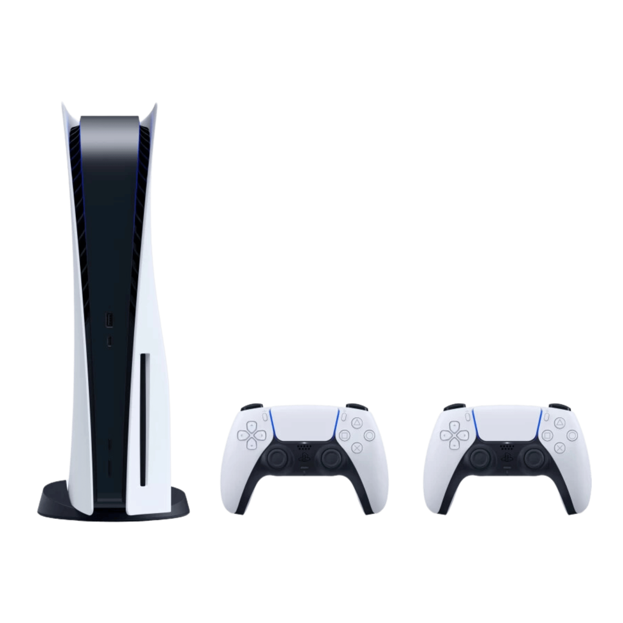 PS5 Slim Standard Console Two DualSense Controllers Bundle PS5 Slim Standard Console Two DualSense Controllers Bundle
