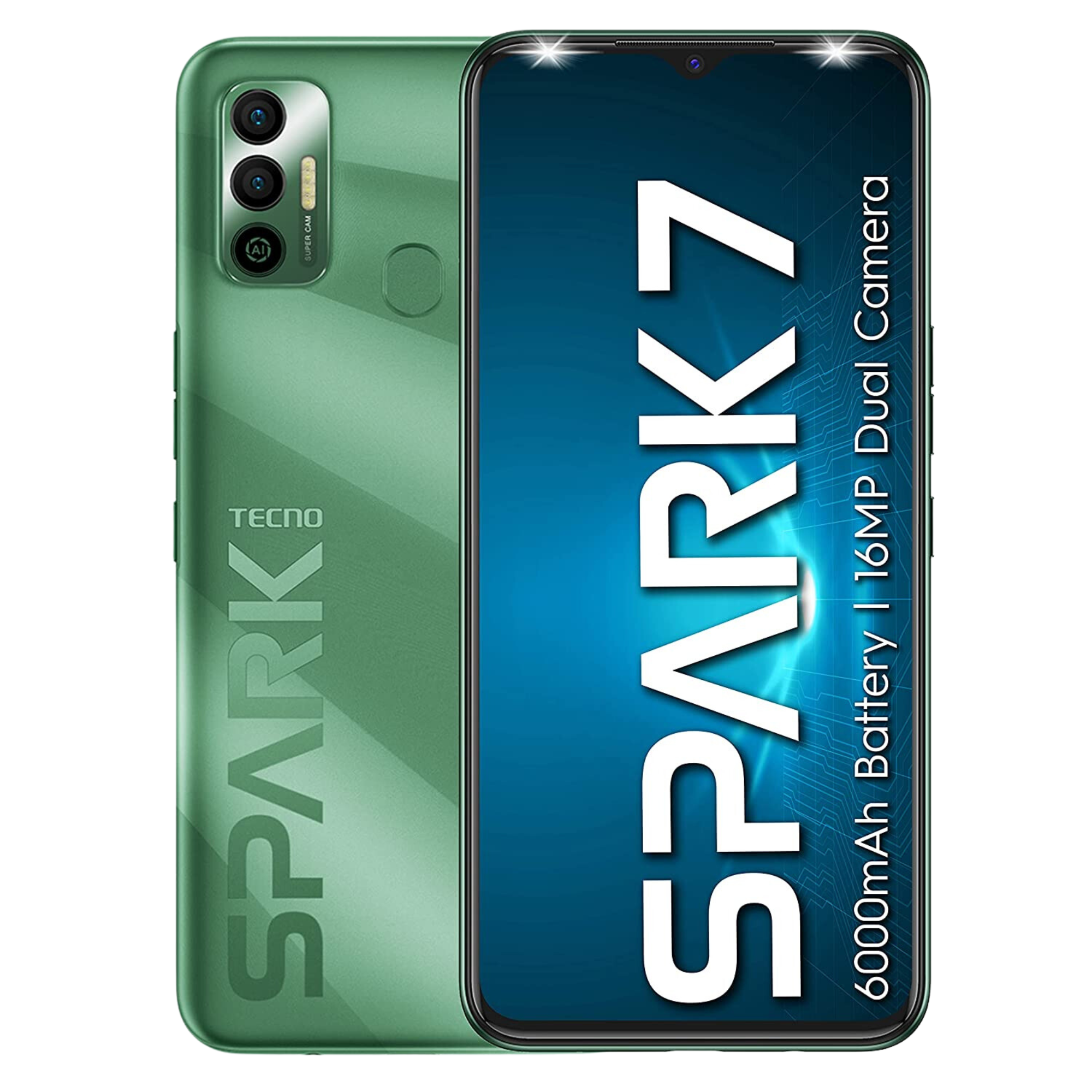 Buy Tecno Spark 7 (Spruce Green, 3GB64GB) Online Price in India