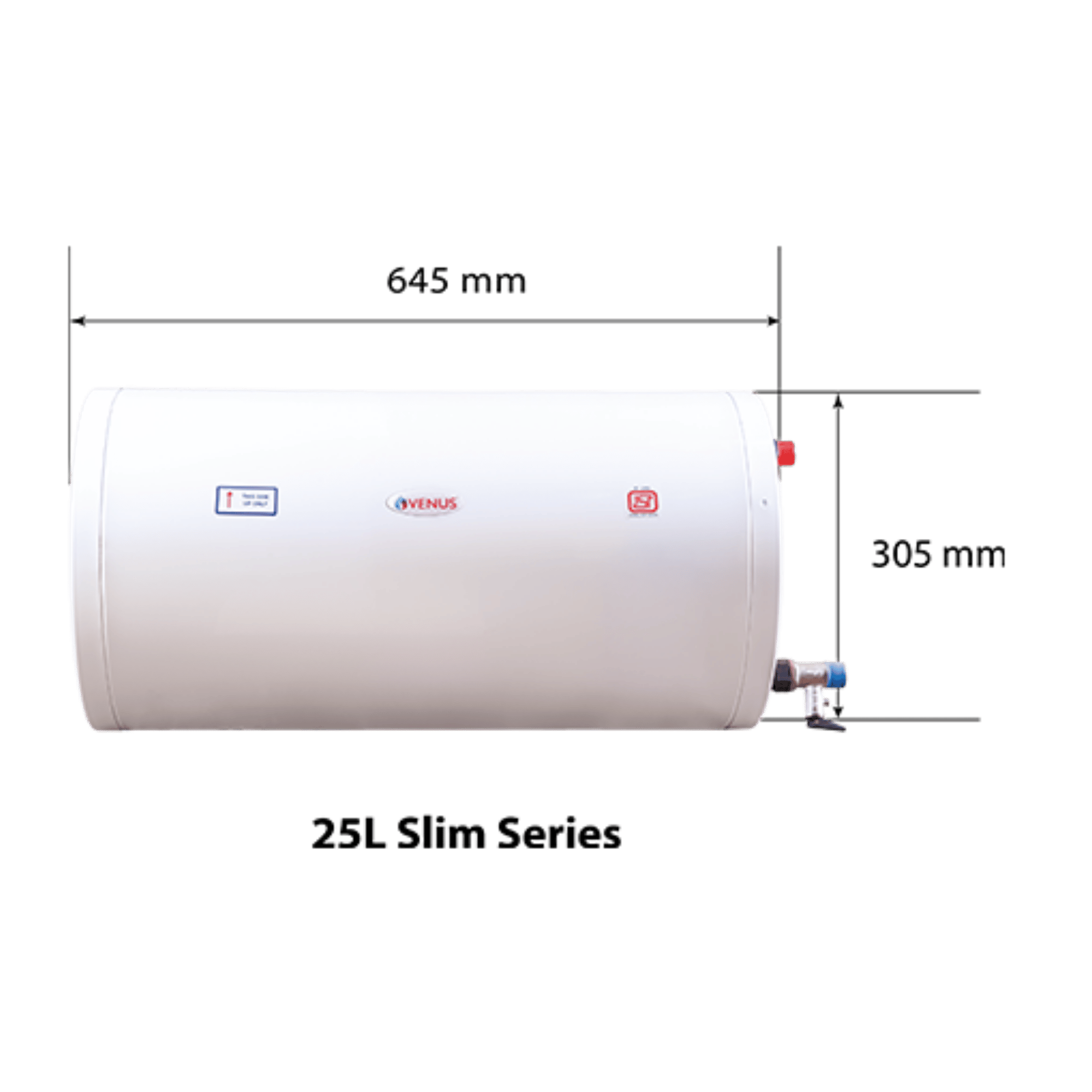 Celo Venus 25 Litre Geyser Venus 25AV 25-Litre (White) Water