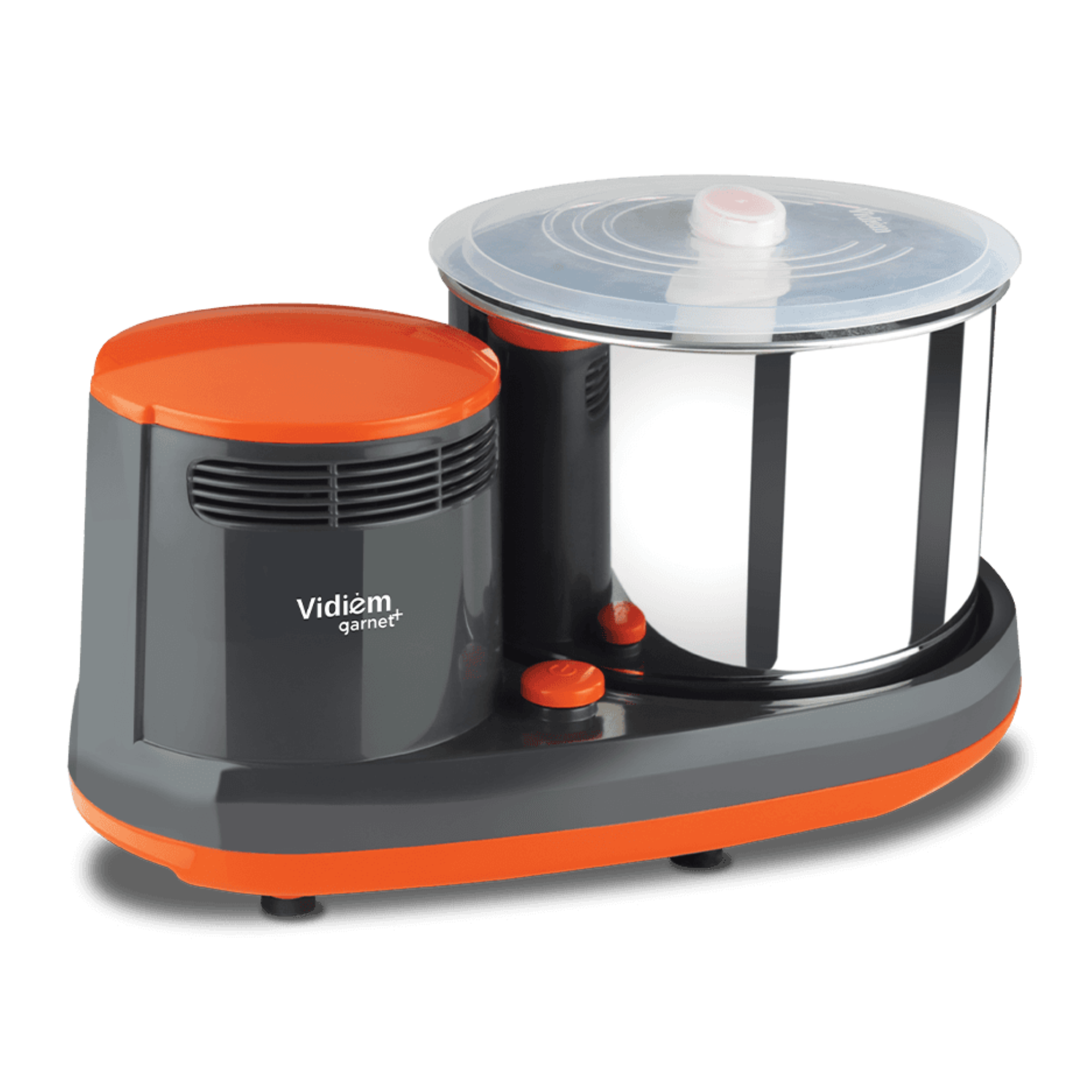 Vidiem Plus ST 332 A TableTop Wet Grinder Grey Orange