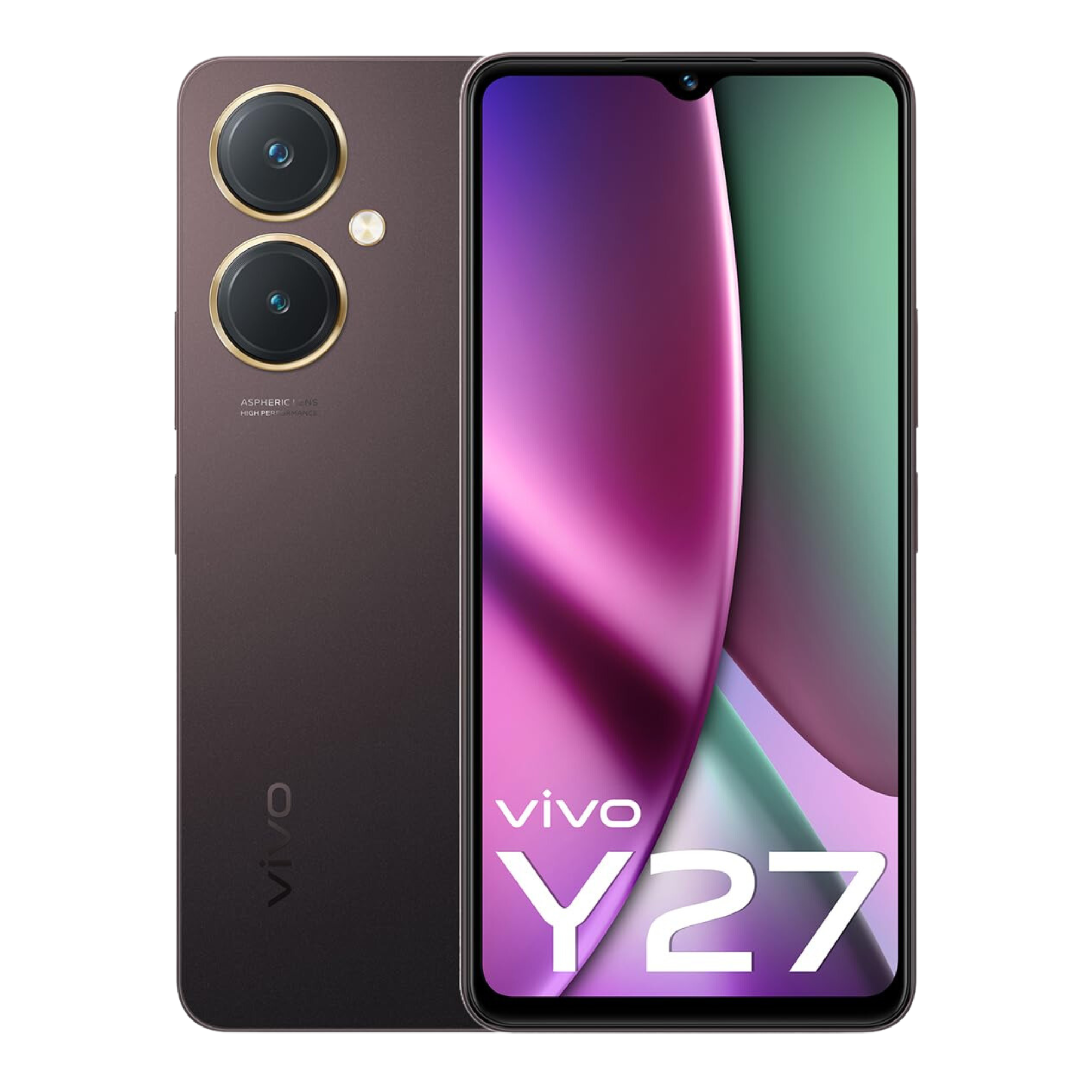 Get Vivo Y27 ( Burgundy Black, 6GB-128GB ) mobile online at Poorvika