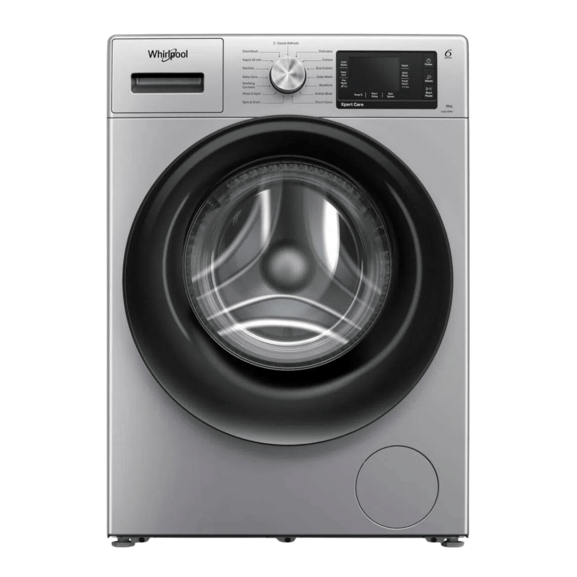 Buy Whirlpool 8.0Kg Load Washing Machine (Majestic Silver)