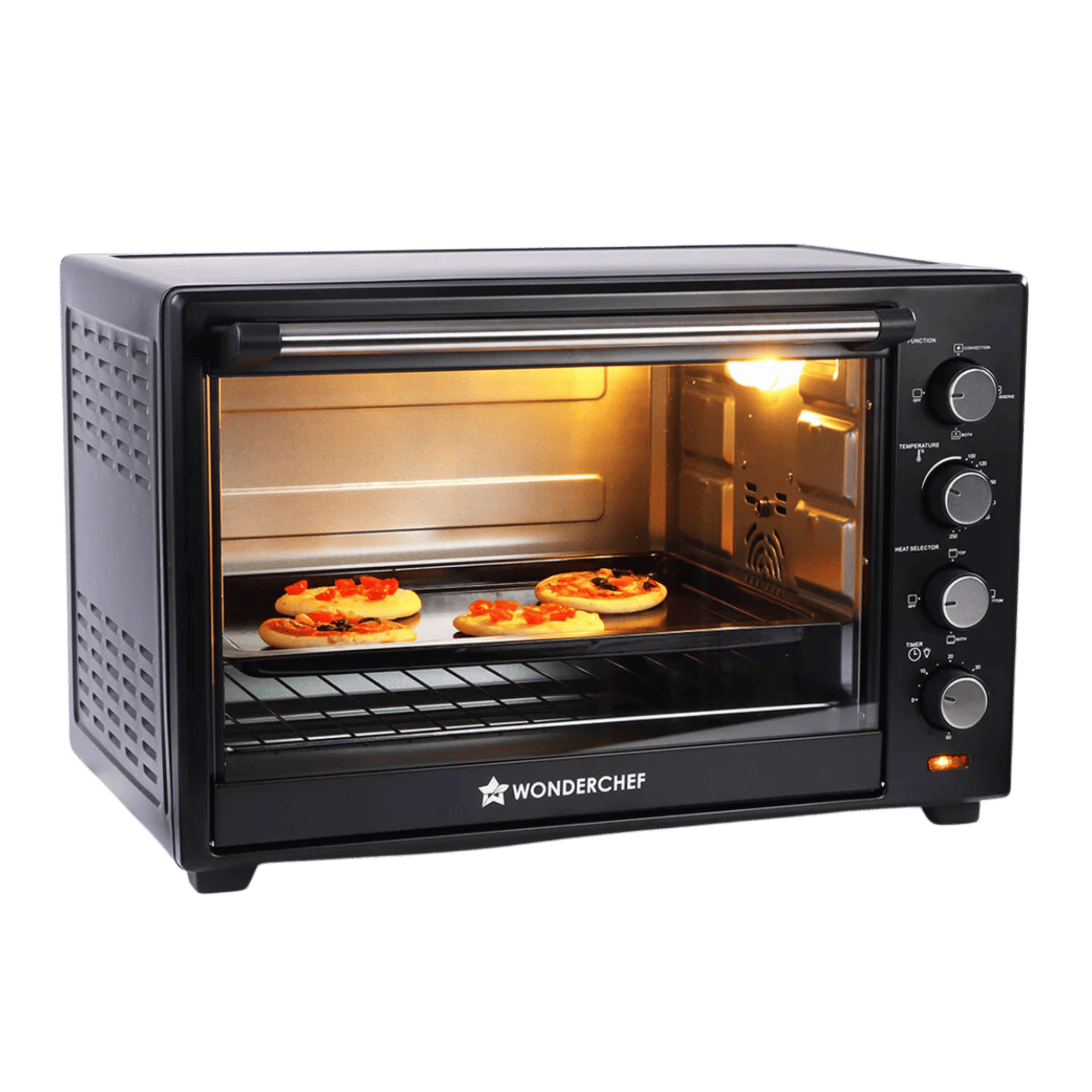Shop the Wonderchef 60 L Oven Toaster Grill, 63154955 Black!