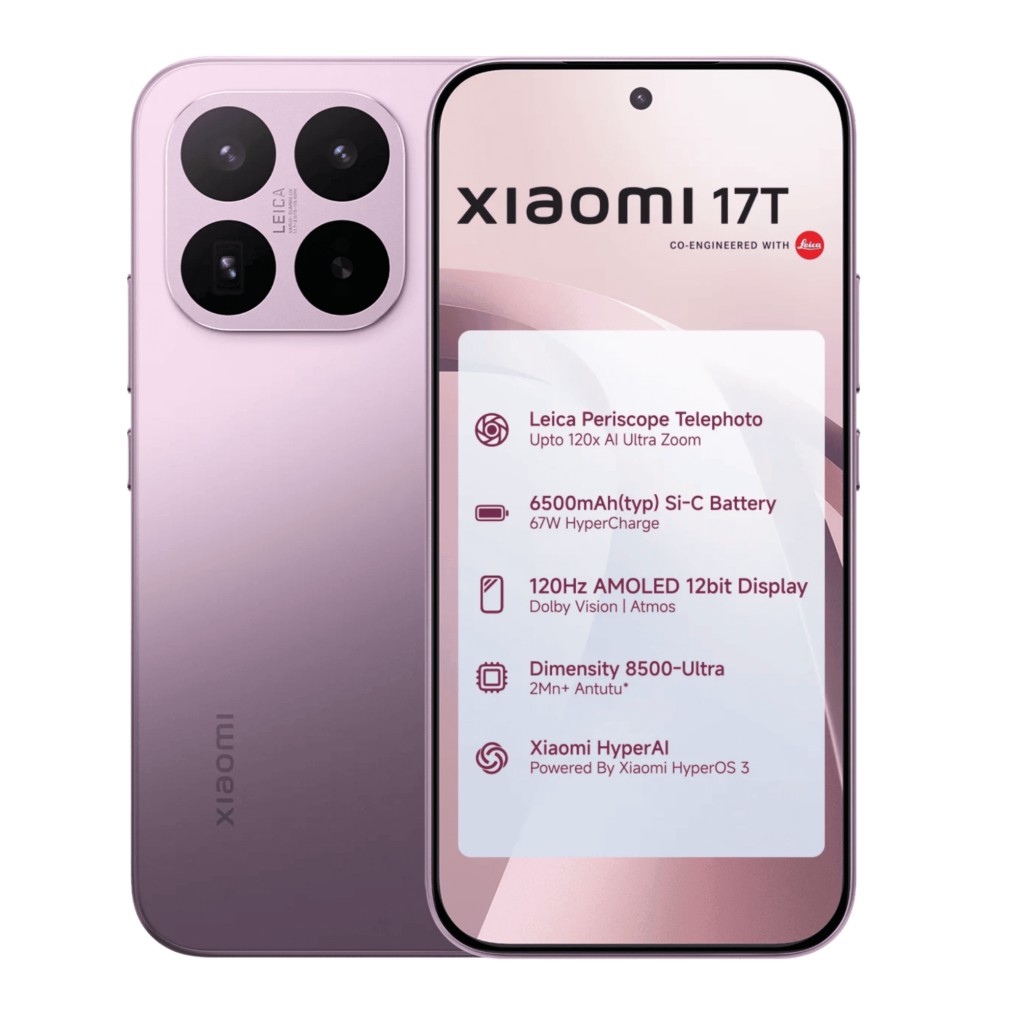 Order Xiaomi 17T 5G Violet (12gb/512gb) at Great Savings!