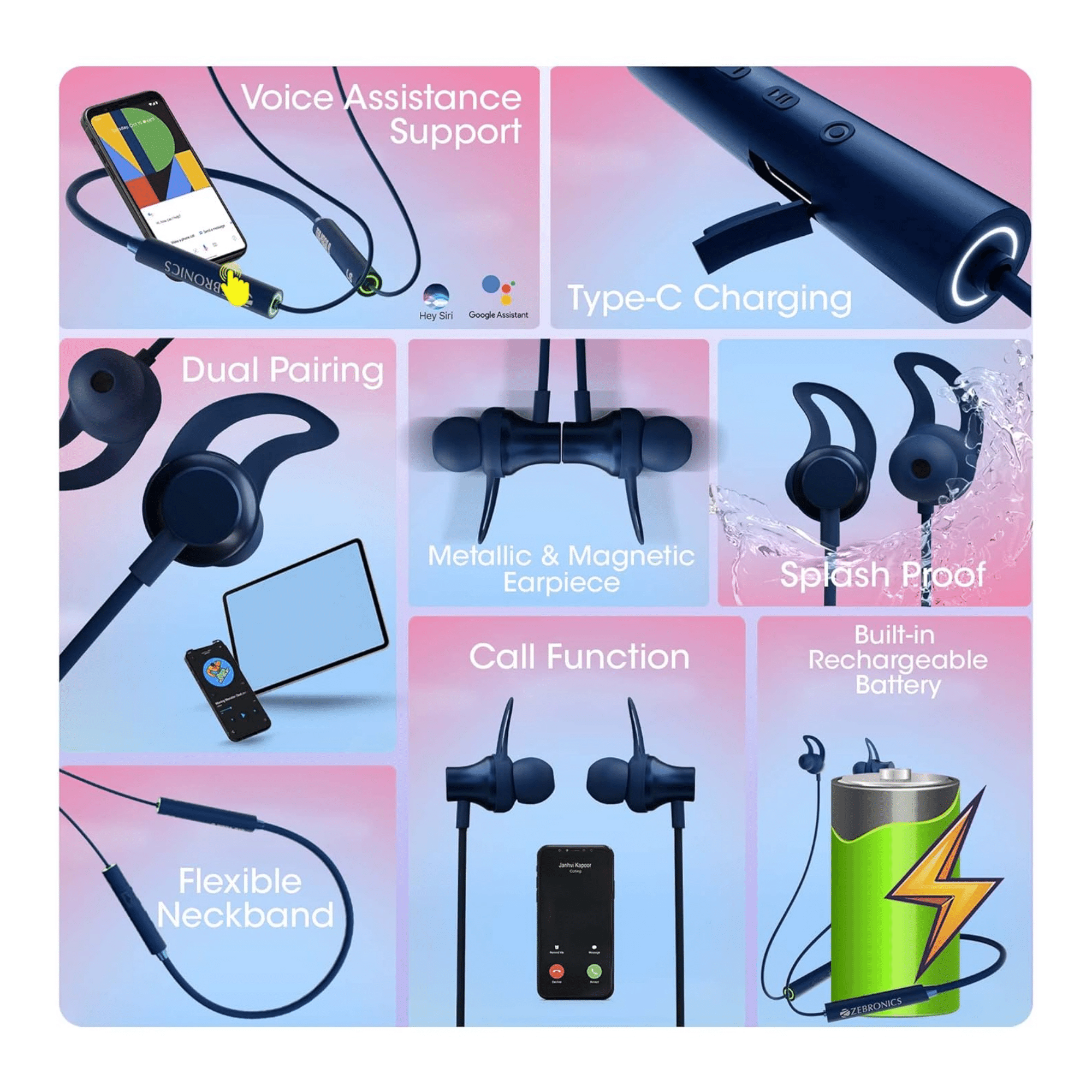 Zebronics bluetooth 2024 headset pairing