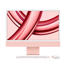 iMac Retina 4.5K Display M3 Chip 10 Core ( Pink, 8GB-512GB )