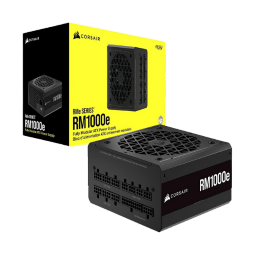 Get Corsair RM1000E 80+ Gold Fully 1000W Power Supply, Black