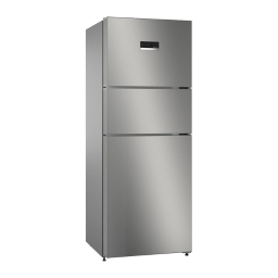 Shop Bosch 302L Triple Door Refrigerator Shiny Silver Now