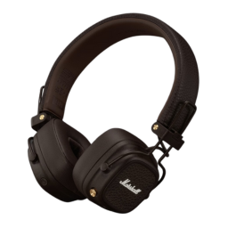 【美品】Marshall Major V 5 ブラック Marshall】ブルートゥースヘッドホン Major V ブラック MAJOR5BLACK