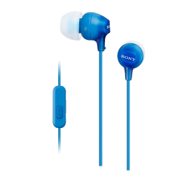 Shop Sony MDR-EX15AP (Blue) Earphone Poorvika at best price