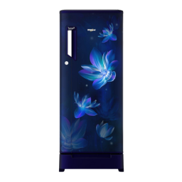 Whirlpool 192L Single Door 3 Star Fridge Purple Flower Rain