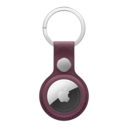 Get Apple AirTag FineWoven Key Ring (Mulberry) at best price