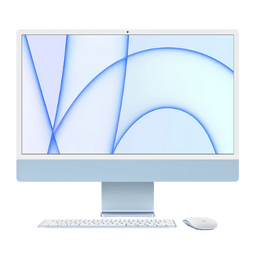iMac Retina 4.5K Display M1 Chip 8 Core CPU(Blue,8GB-256GB)