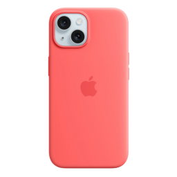 Apple Silicone Case With MagSafe For iPhone 15 Plus (Clay)