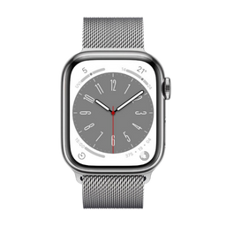 Get Apple Watch Series 8 GPS + Cellular with Loop - Silver