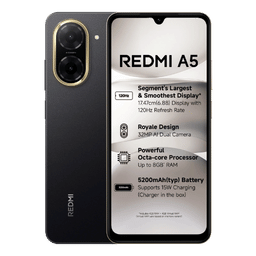 スマートフォン本体 Redmi A5 3GB/64Gb + Poco Pad redmi-a5-just-black-Thumb.png